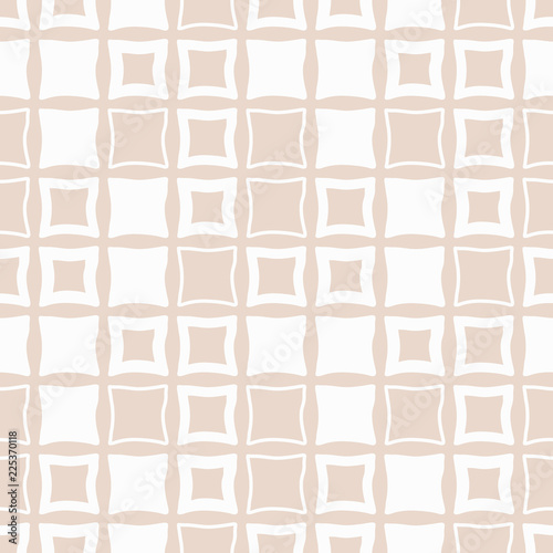 Geometric seamless pattern. Square with uneven edges