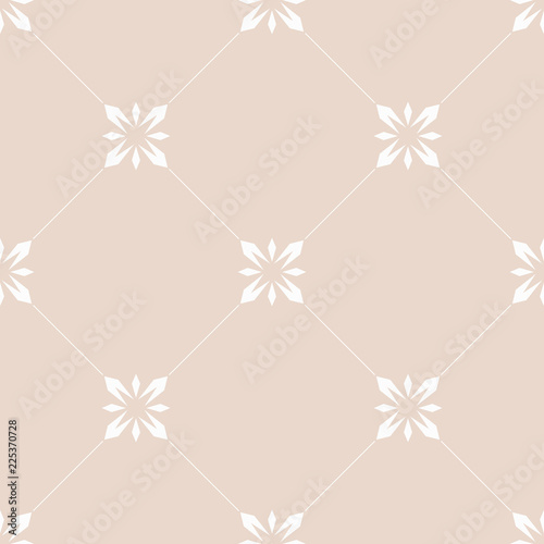 abstract floral seamless pattern with flowers, netting and leaves