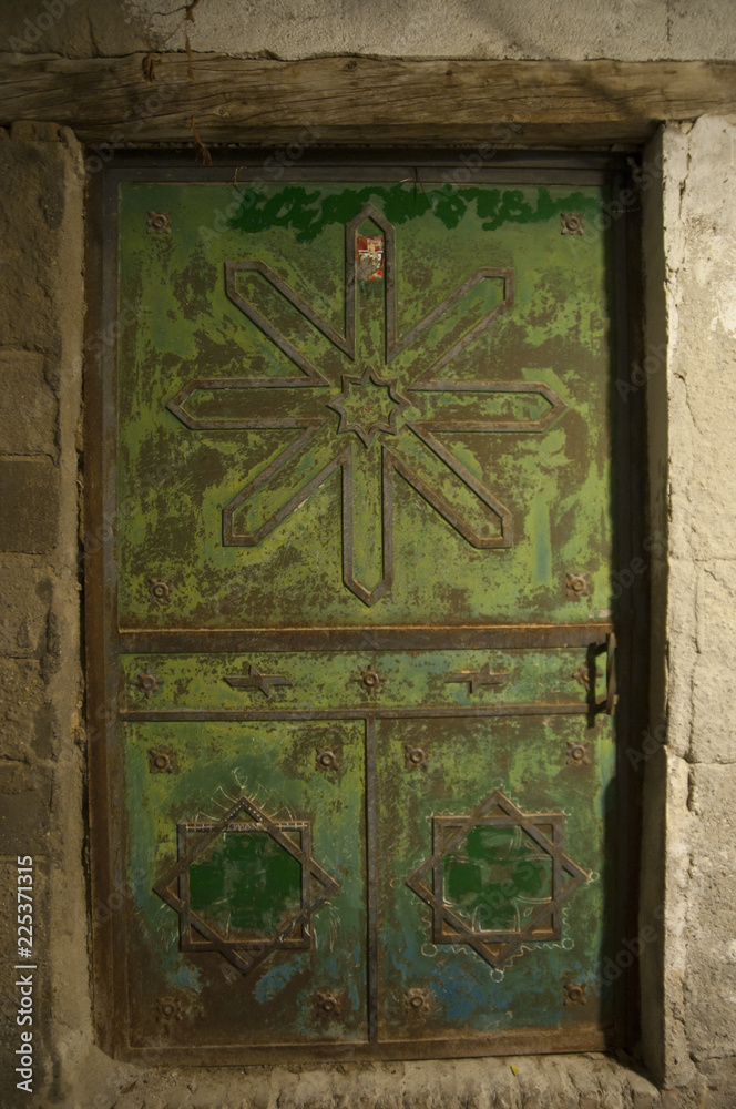 Eisentür, Eingang, Granada, Andalusien, Spanien