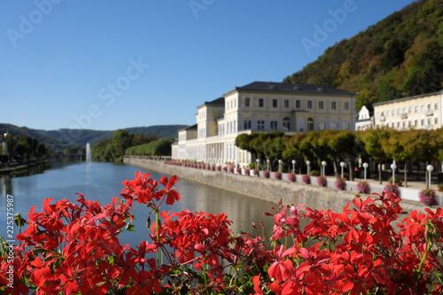 Kurstadt Bad Ems an der Lahn in Rheinland-Pfalz  - Unesco Weltkulturerbe Great Spas of Europe - Stockfoto photo