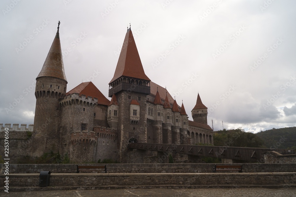 Corvin Castle or Hunyadi Castle (Castelul Corvinilor sau Castelul Huniazilor), Hunedoara, Romania
