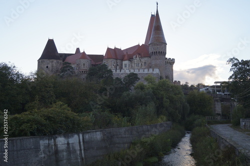 Corvin Castle or Hunyadi Castle - seen from the city (Castelul Corvinilor sau Castelul Huniazilor), Hunedoara, Romania   © ramona georgescu