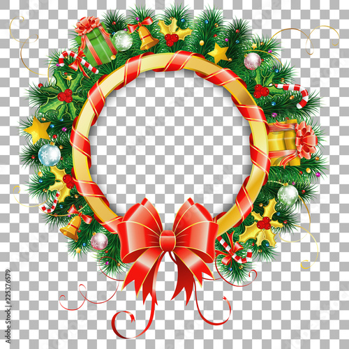 Christmas and New Year Wreath