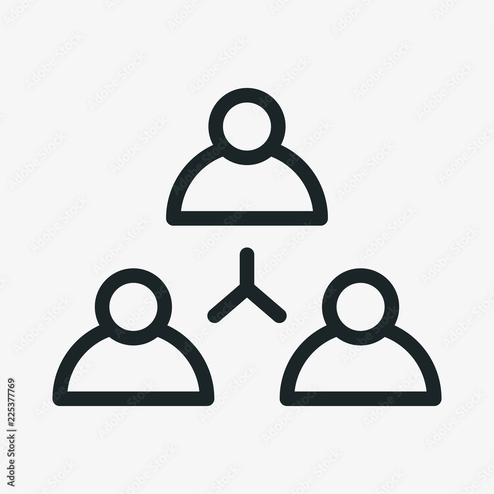 Teamwork Collective Minimalistic Flat Line Stroke Icon Pictogram Teamwork Collective Minimalistic Flat Line Stroke Icon Pictogram