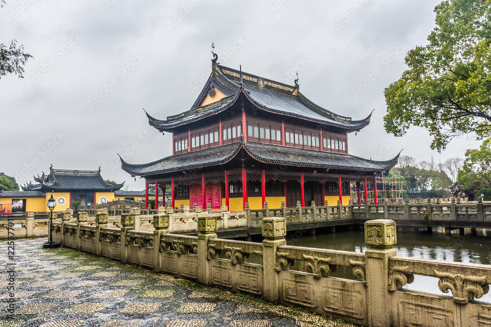 Ancient chinese temple of Zhouzhuang Ancient chinese temple of Zhouzhuang