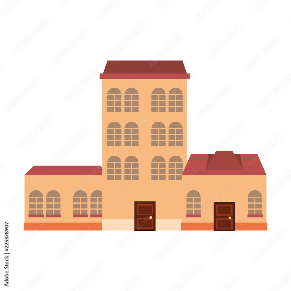 Fototapeta premium antique architecture building house structures