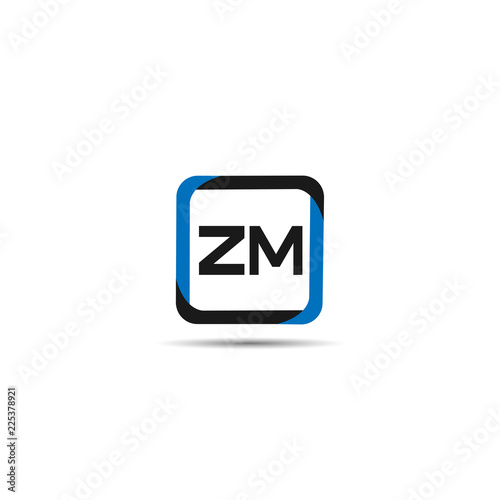 Free Download Initial Letter ZM Logo Template Design - GFXLoad