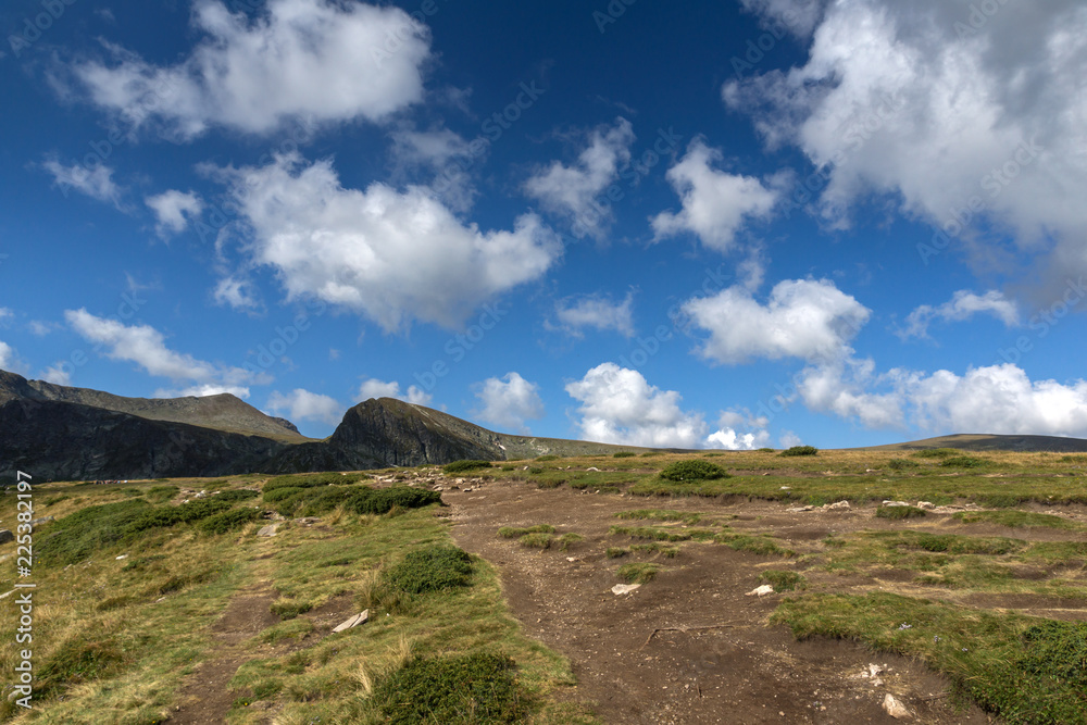 Summer Landscape of Rila Mountan near The Seven Rila Lakes, Bulgaria Summer Landscape of Rila Mountan near The Seven Rila Lakes, Bulgaria