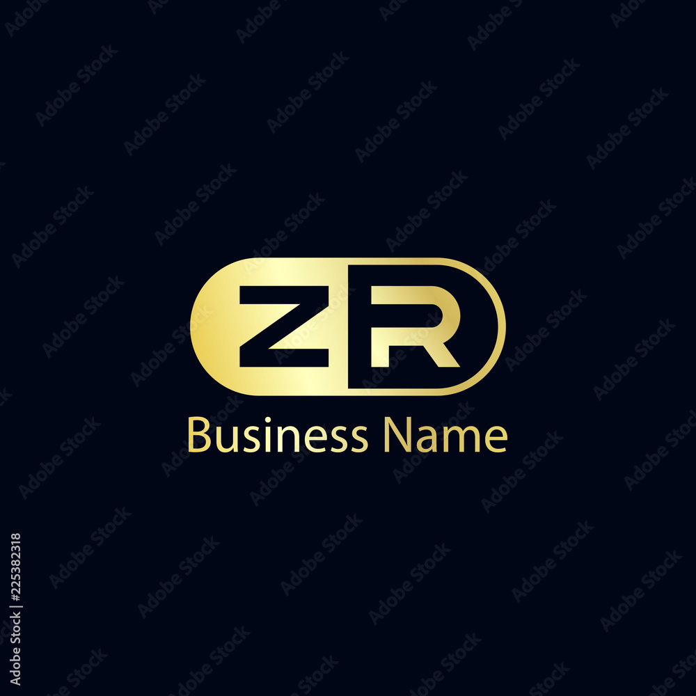 Initial Letter ZR Logo Template Design Initial Letter ZR Logo Template Design