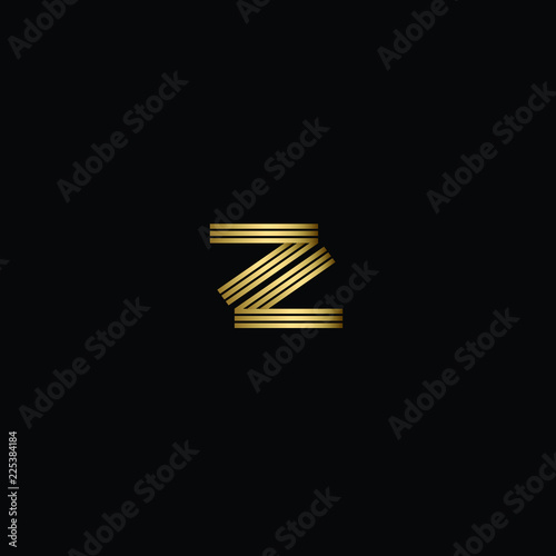 Clean Minimalist Geometric Initial Letter Z Logo Design