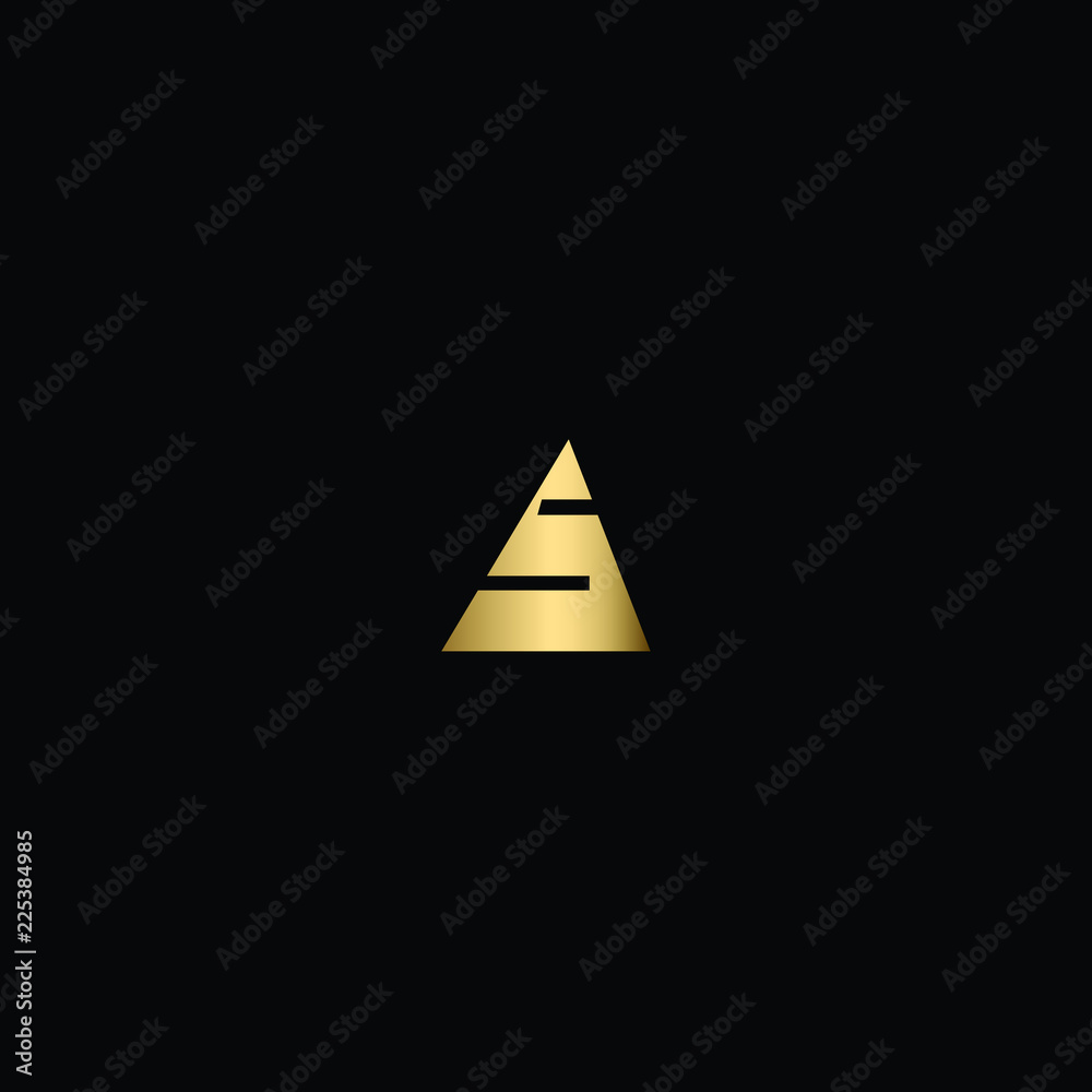Abstract Minimal Letter S Logo Design Abstract Minimal Letter S Logo Design