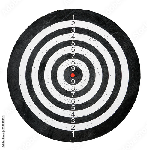 Target with black and white circles