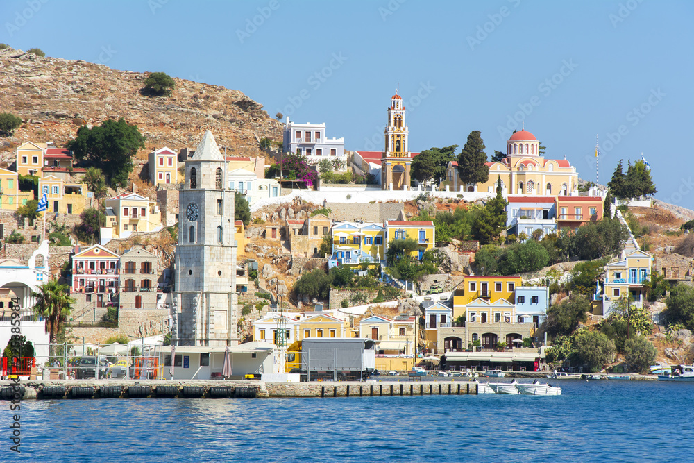 Symi town, Dodecanese islands, Greece