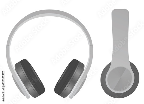 Headphones. vector illustration