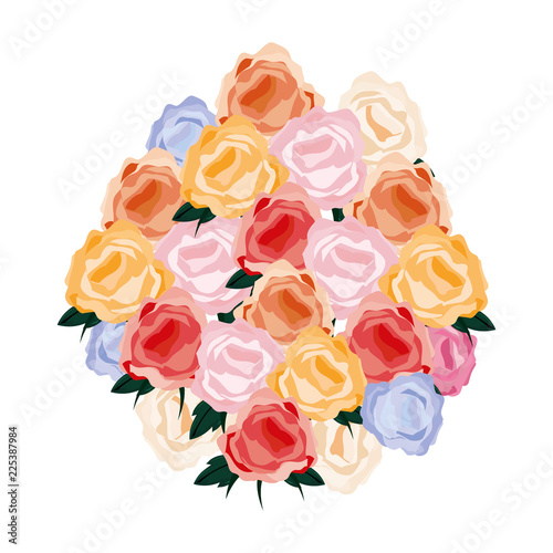 arrangement flowers decoration ornament isolated