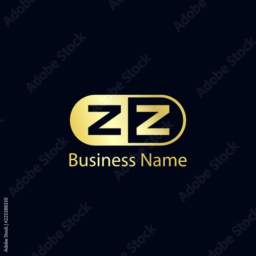 Initial Letter ZZ Logo Template Design
