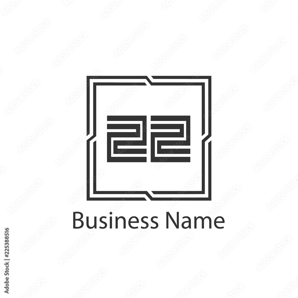 Initial Letter ZZ Logo Template Design Initial Letter ZZ Logo Template Design