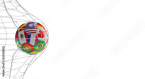 soccer ball flags design US...