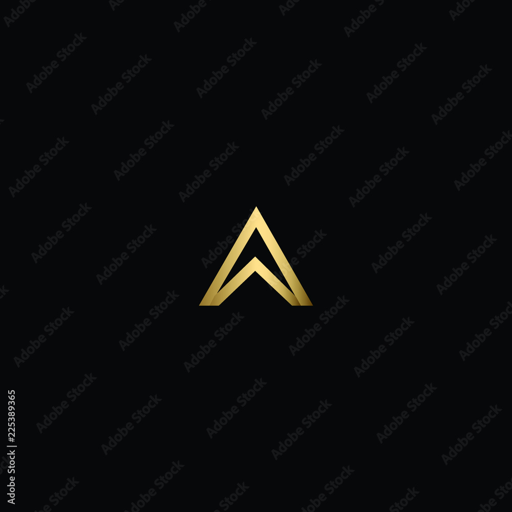 Abstract Minimal Letter A Logo Design Abstract Minimal Letter A Logo Design