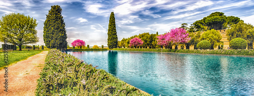 Photography Ancient Pool in Villa Adriana (Hadrian's Villa), Tivoli, Italy