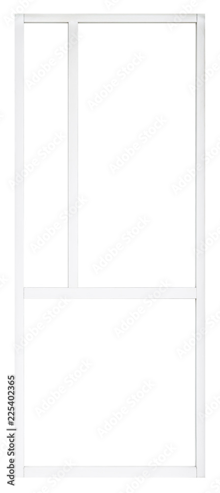clean modern office glass window pane Isolated on white background, interior house element for design clean modern office glass window pane Isolated on white background, interior house element for design