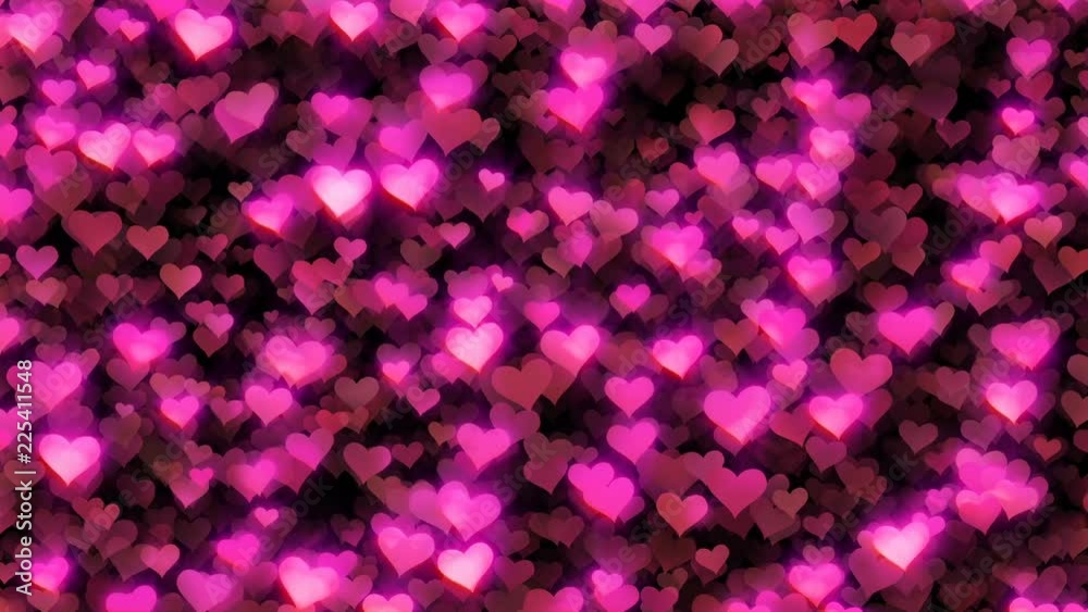 Flickering hearts .Front of dating .Rose love .Red hearts with pink glow. Depth of field. The red hearts are flying up. Valentine's Day. Flickering hearts .Front of dating .Rose love .Red hearts with pink glow. Depth of field. The red hearts are flying up. Valentine's Day.