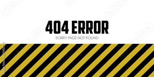 404 error website not found graphic design. Vector illustration