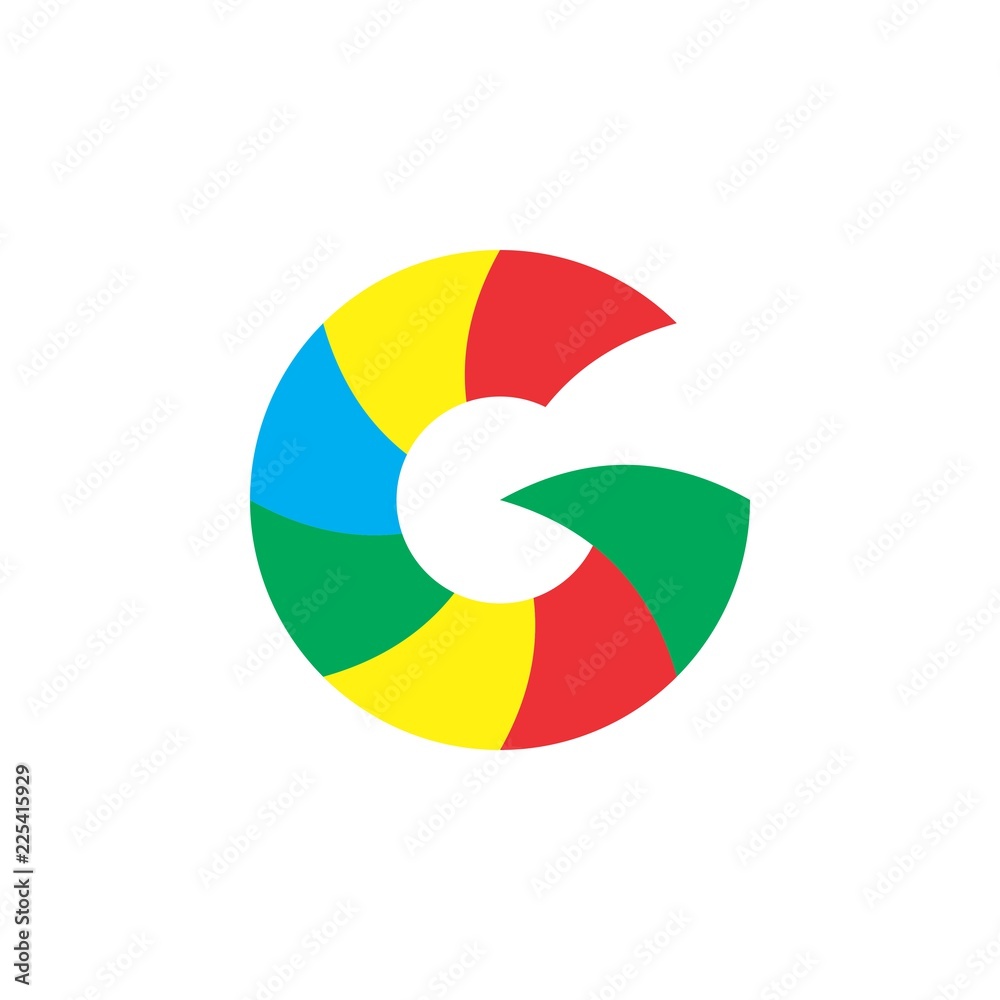 G logo letter design G logo letter design