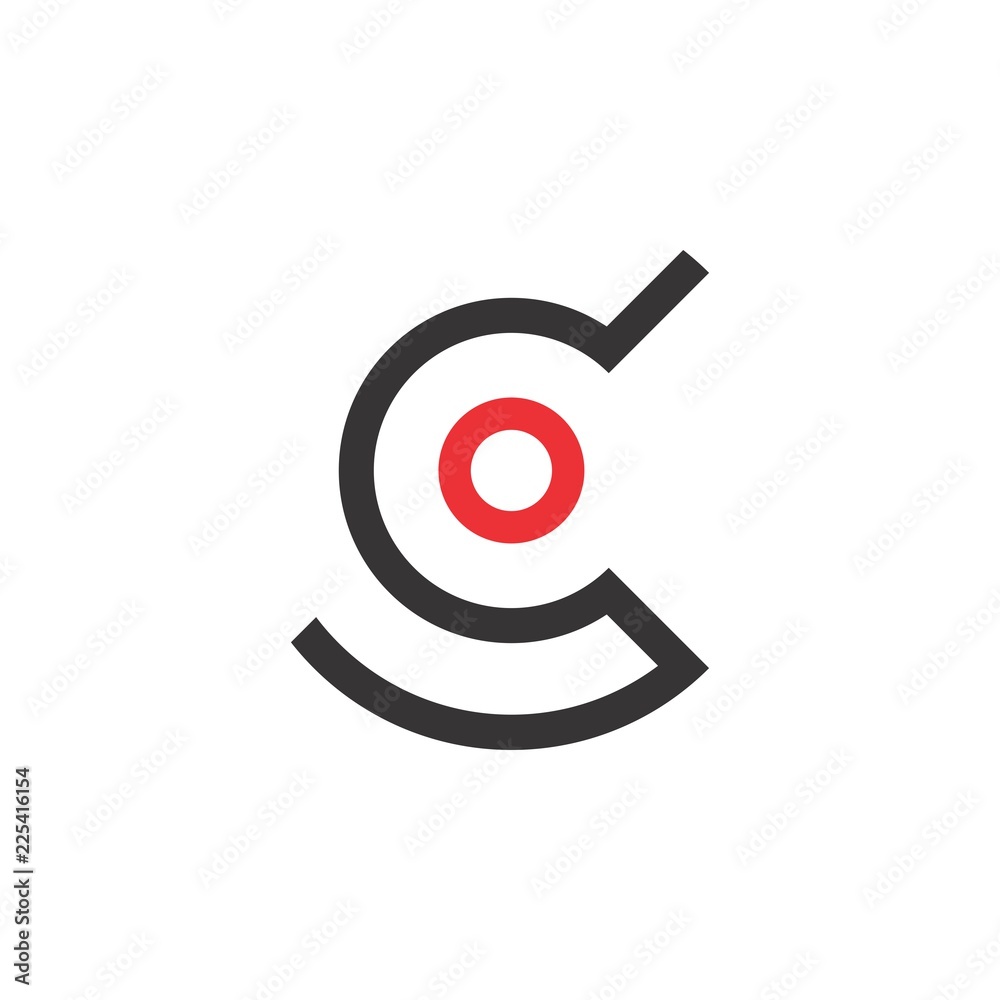 CG logo letter design CG logo letter design
