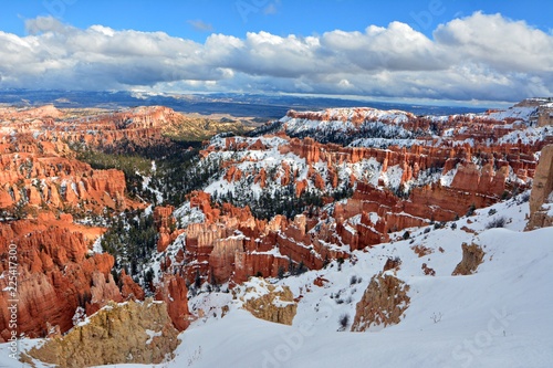 Fotomural bryce canyon in winter