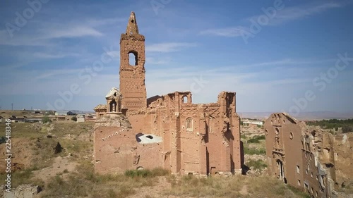 Aerial Shot of Catholic War Zone