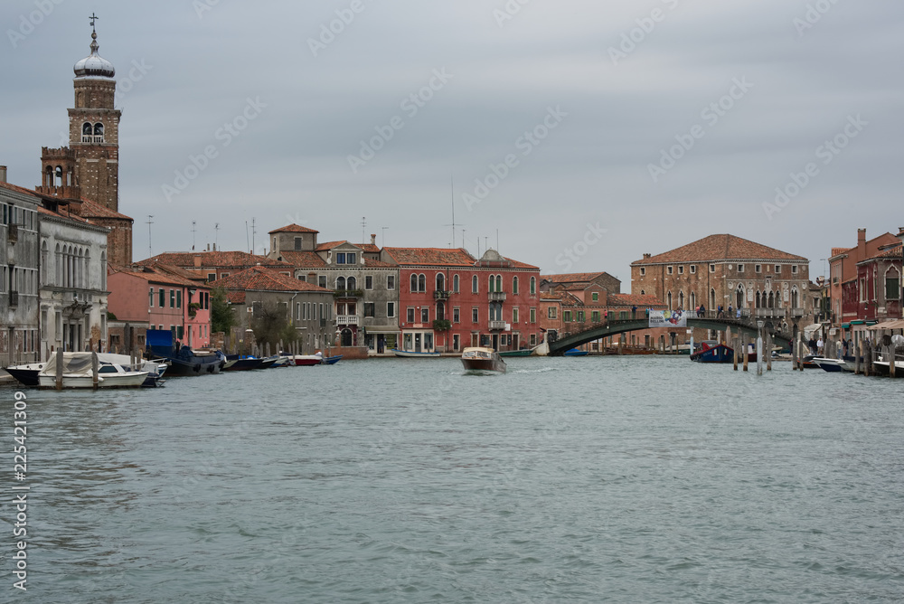 Walking around Murano Island in Venice, Italy.