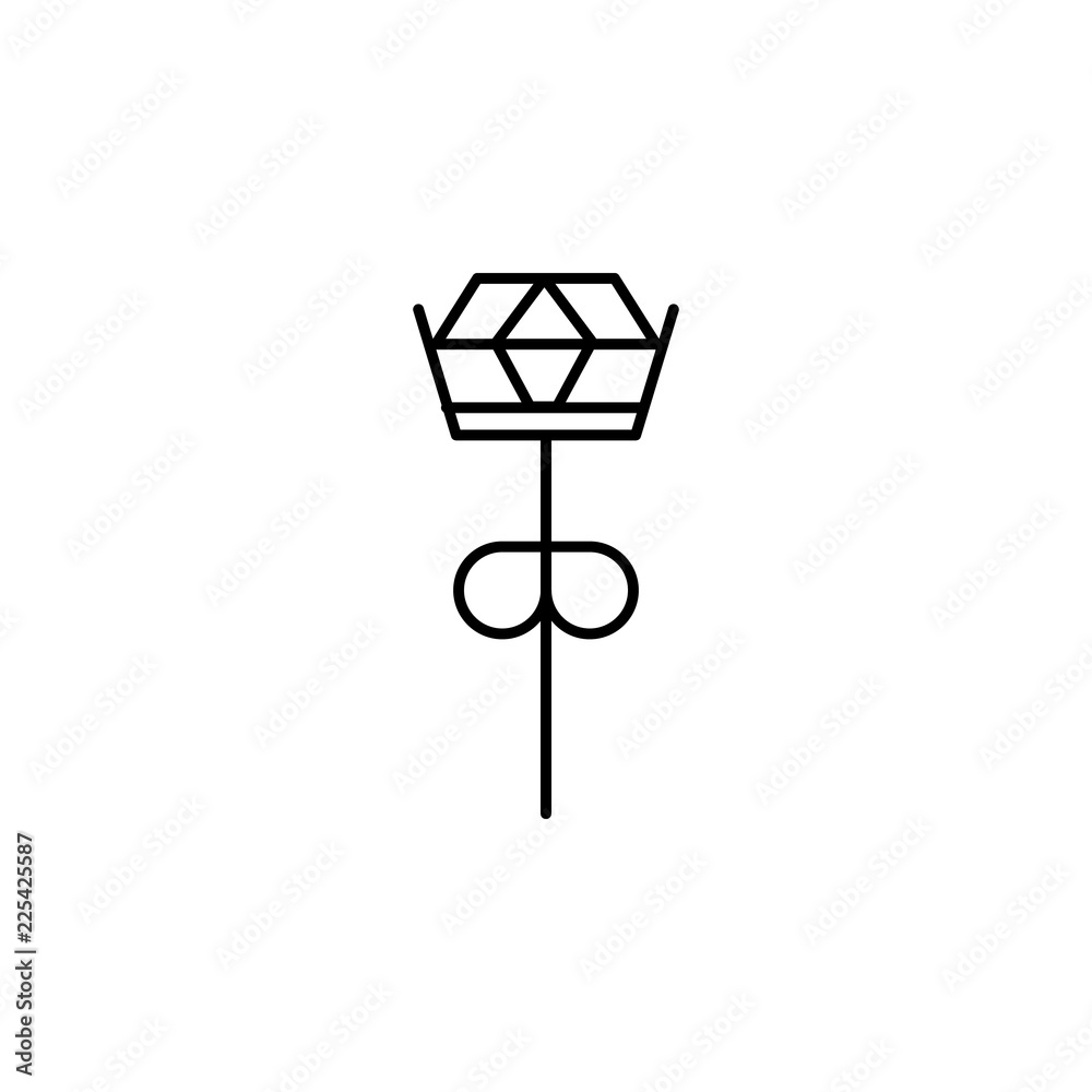 earrings icon. Element of jewelry for mobile concept and web apps illustration. Thin line icon for website design and development, app development earrings icon. Element of jewelry for mobile concept and web apps illustration. Thin line icon for website design and development, app development