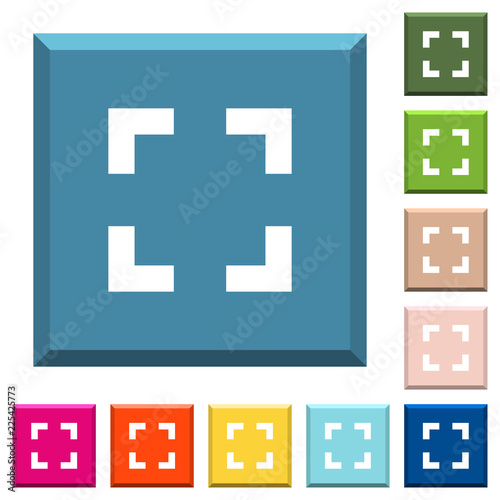 Selector tool white icons on edged square buttons