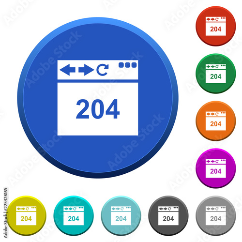 Browser 204 no content beveled buttons photo