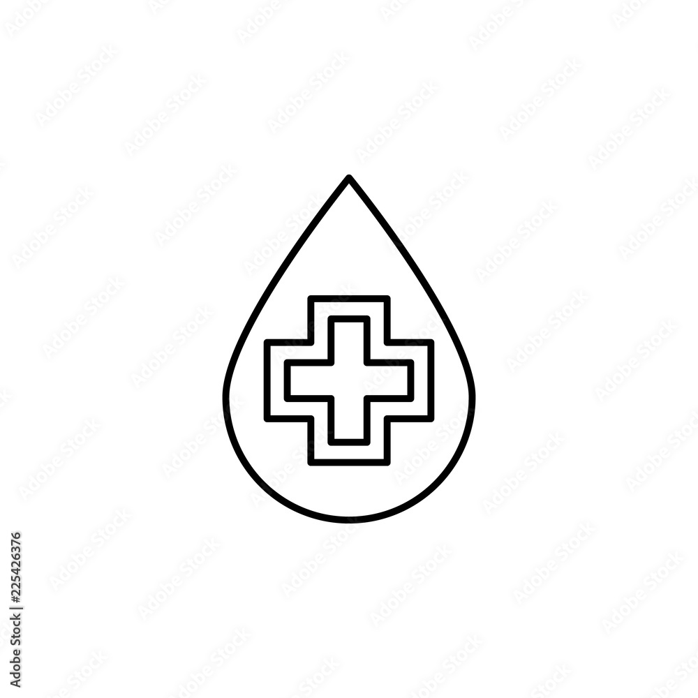 blood drop icon. Element of blood donation for mobile concept and web apps illustration. Thin line icon for website design and development, app development blood drop icon. Element of blood donation for mobile concept and web apps illustration. Thin line icon for website design and development, app development