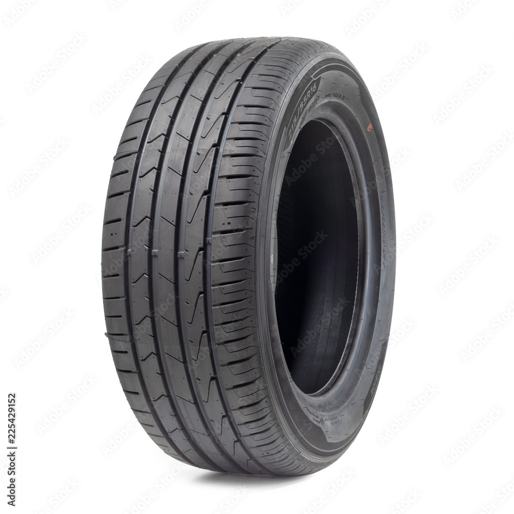 black car tyre isolated on a white background black car tyre isolated on a white background
