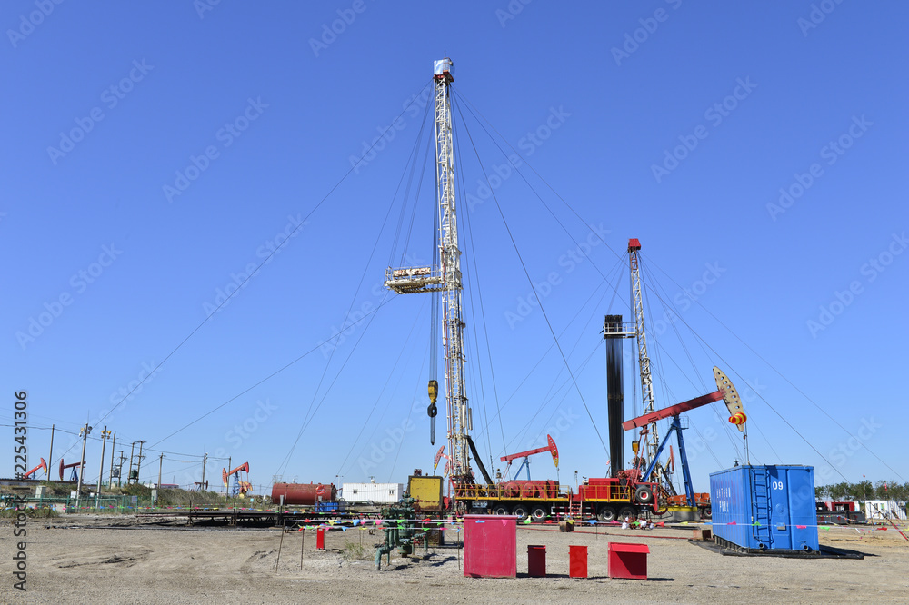 Fototapeta premium The oil pump