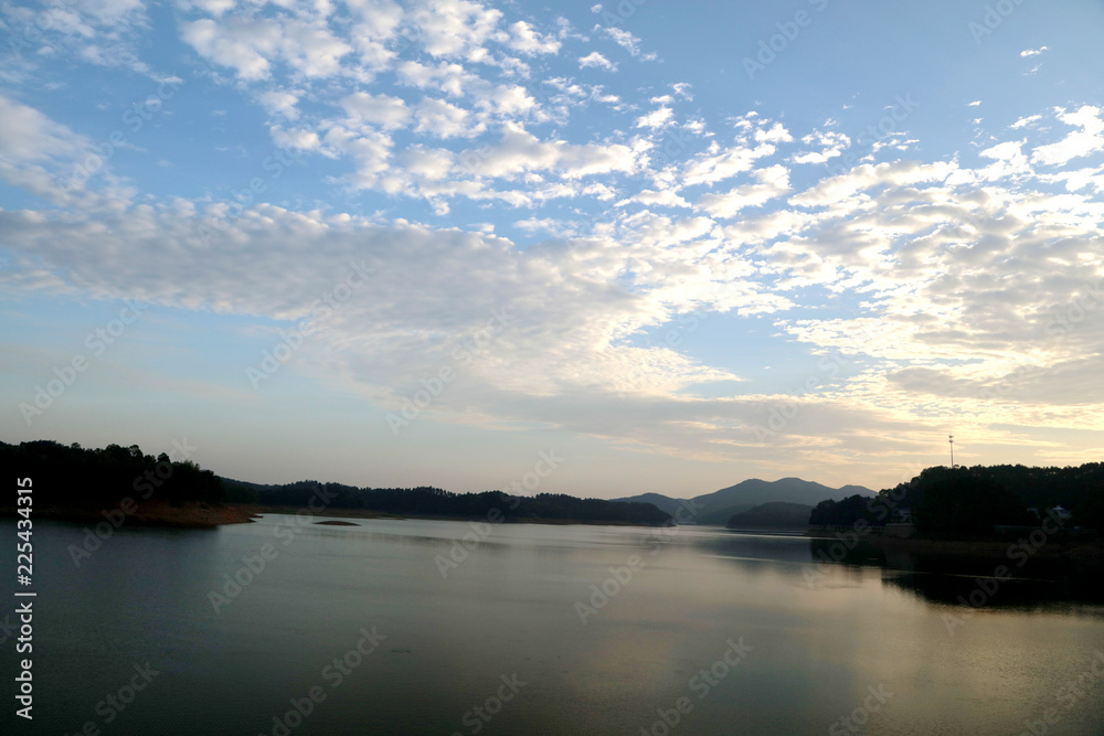  Chinese reservoir landscape