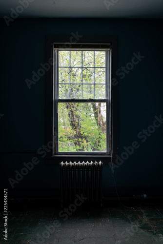 Open Window & Radiator - Abandoned Cresson Prison & Sanatorium - Pennsylvania