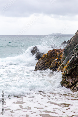 Coumeenoole Beach Crashing Waves