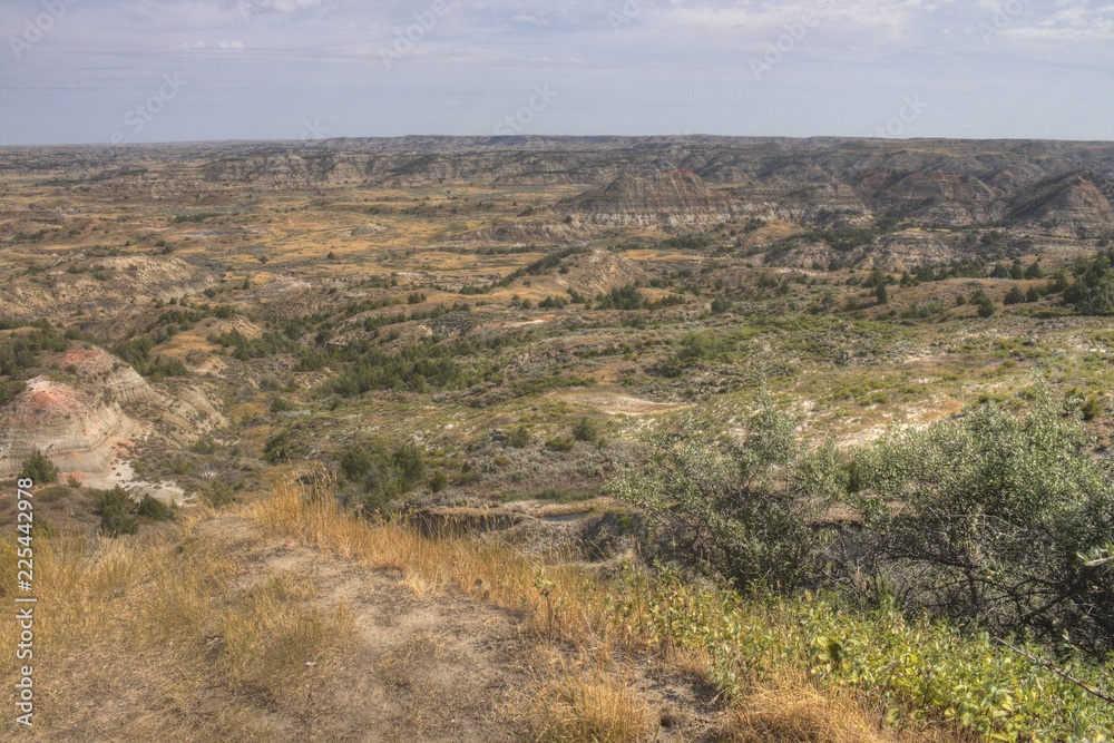 Fototapeta premium Theodore Roosevelt National Park is in Western North Dakota