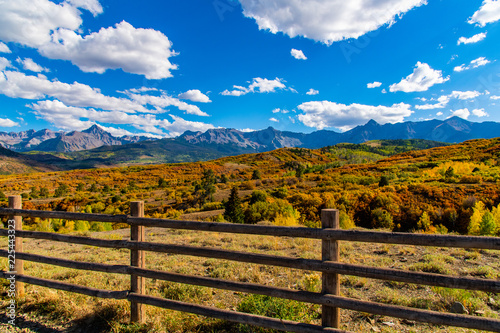 Fall Colors at the Dallas Divide Mountain Range in Ouray County Colorado