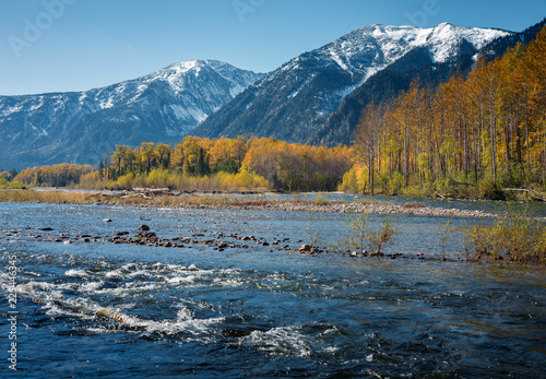 River Snezhnaya (Snowy) in the autumn