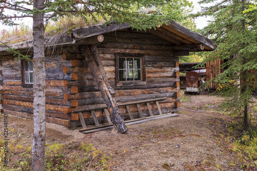 August 31, 2018 Chicken Alaska Old abandoned cabin, in old mining city of Chicken Alaska