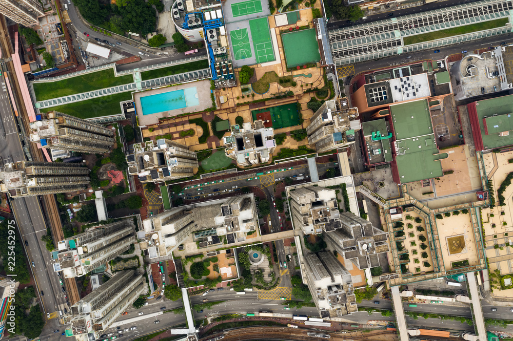  Hong Kong building from above