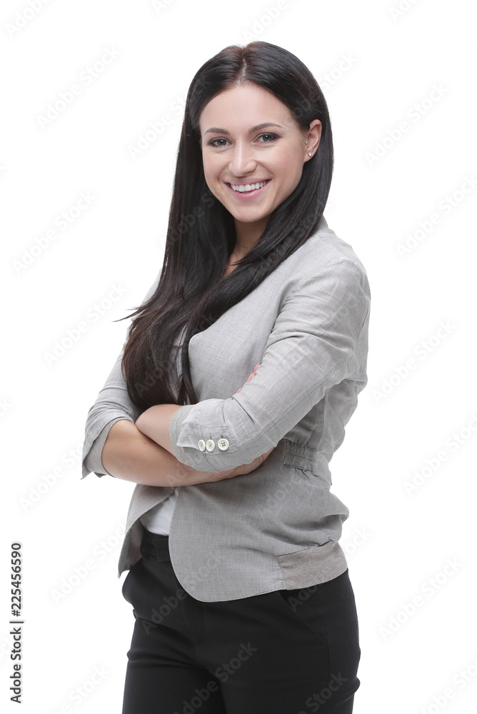 Close-up face of a modern young woman Close-up face of a modern young woman