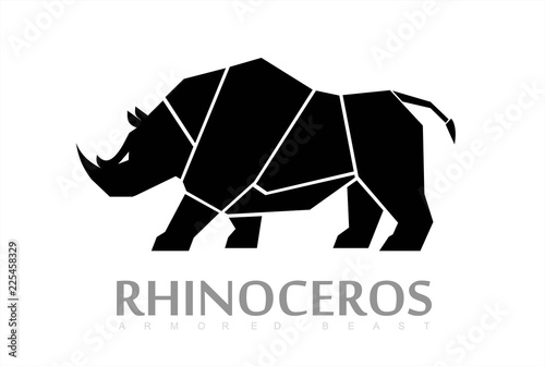 Rhino, Beast, Sideview Full body Rhino