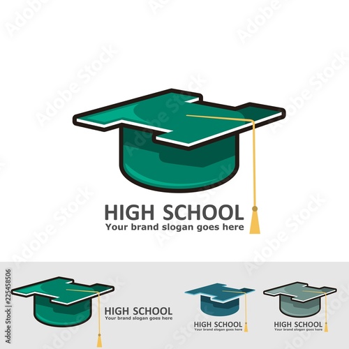 graduation hat logo