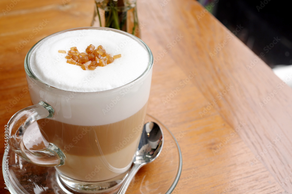 Cup of latte coffee Cup of latte coffee